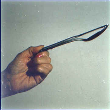 (1) mess utensil kit before being bent